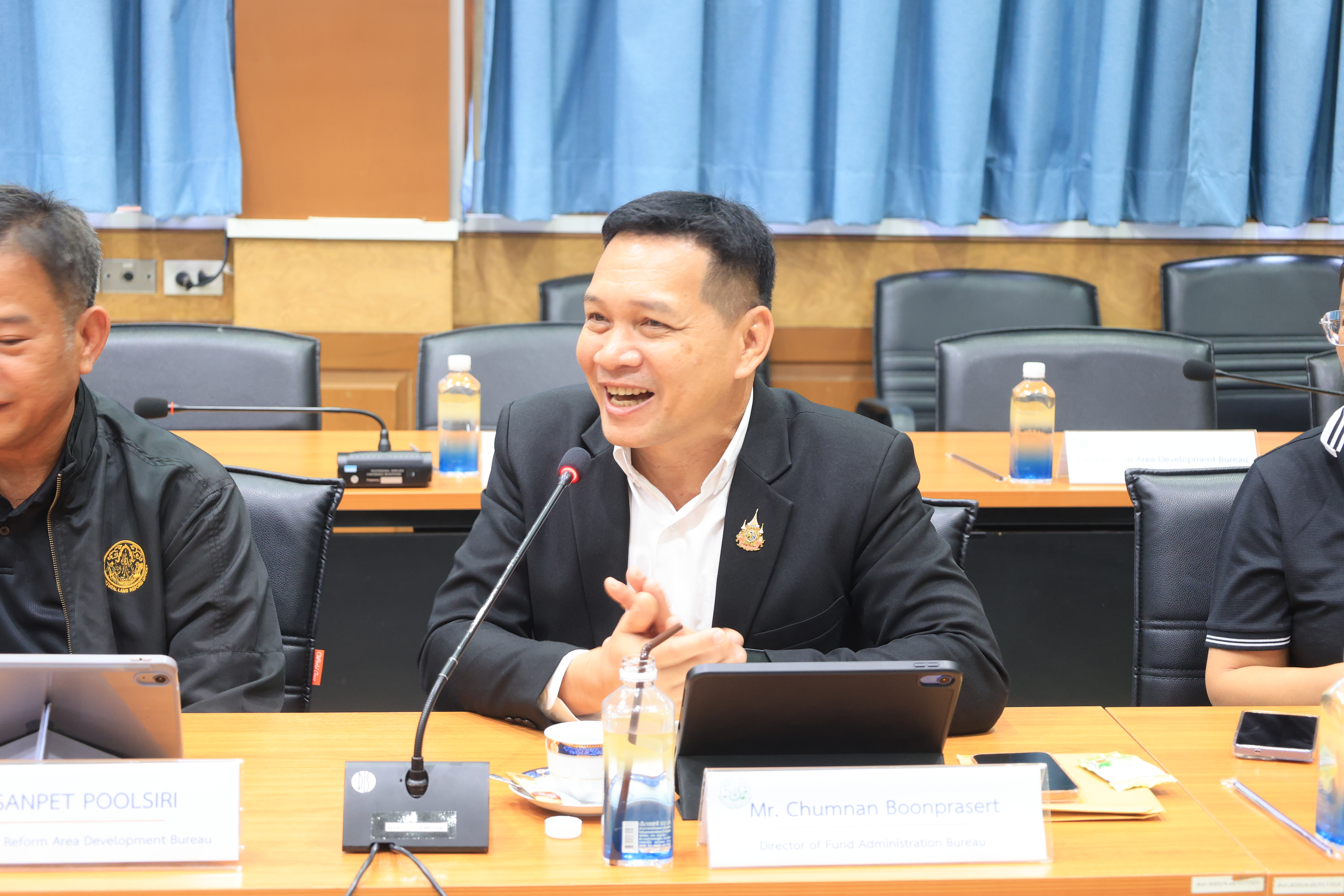 title - ส.ป.ก. ต้อนรับคณะผู้บริหารและเจ้าหน้าที่จากกรมบริหารและจัดการที่ดิน สปป.ลาว 